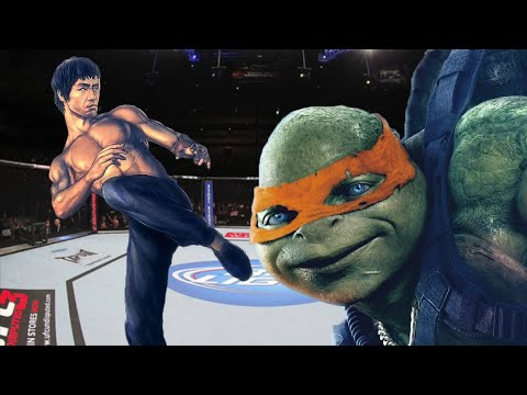 🐯UFC 4 |Bruce Lee vs. Ninja Turtles - Tiger Fight🐯