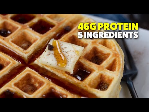 Protein Waffles with Simple Ingredients