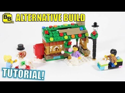 LEGO CHRISTMAS 40263 ALTERNATIVE BUILD WINTER LODGE! Video