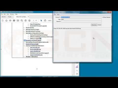 13  MTCNA Lecture No 13  MikroTik Resetting a RouterOS device