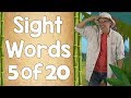 Sight Words | Ready to Read Sight Words | List 5 | Jack Hartmann
