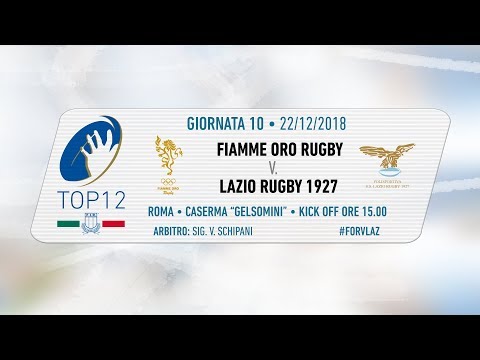 TOP12 2018/19, Giornata 10 - Fiamme Oro Rugby v Lazio Rugby 1927