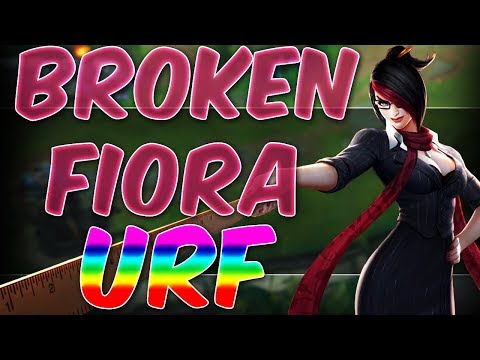 MOST BROKEN CHAMPION IN URF 2017 - FIORA 1 vs 5 URF ft. Kobe2408 - URF 2017 Fiora BROKEN DAMAGE