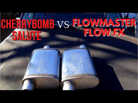 cherry bomb salute vs flowmaster flowfx