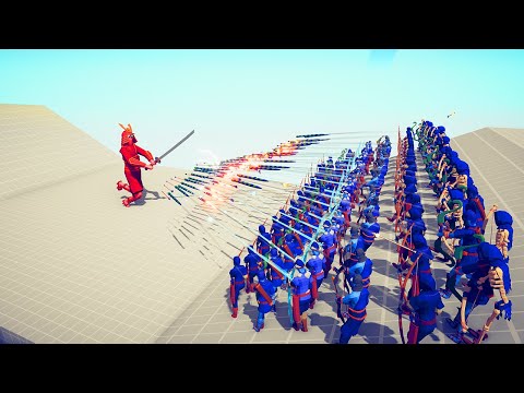 HOW MANY ARCHERS CAN STOP A GIANT SAMURAI Part 2 | TABS - Totally Accurate Battle Simulator