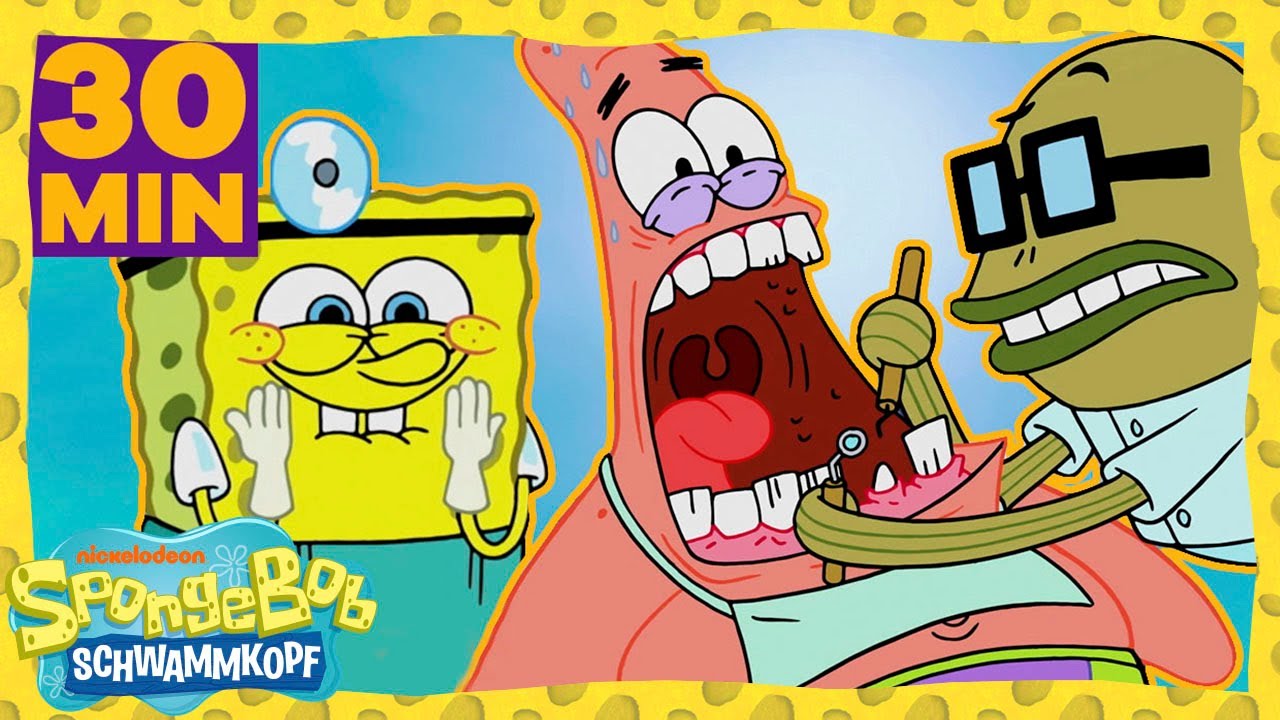 SpongeBob | 30 MINUTEN der besten medizinischen Momente in Bikini Bottom| SpongeBob Schwammkopf
