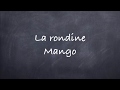 La Rondine-Mango Lyrics