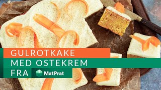 Gulrotkake med ostekrem