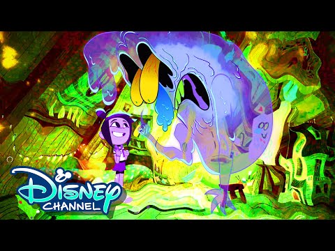 Thumbnail of the video: First Day Frights 👻 | NYCC Sneak Peek | The Ghost and Molly McGee | Disney Channel Animation