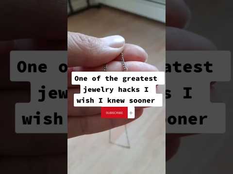 Jewelry Hack I What If Ur Necklace Has A Broken Clasp? Check It Out🙉#hack#tipsandtricks#fypシ#shorts