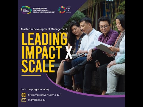 Master in Development Management :  Impact leadership for future leaders in business and society