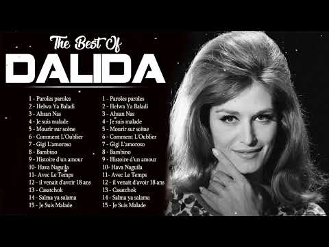 DALIDA Best Of Album 2022 -DALIDA Full Album - DALIDA album complet -
