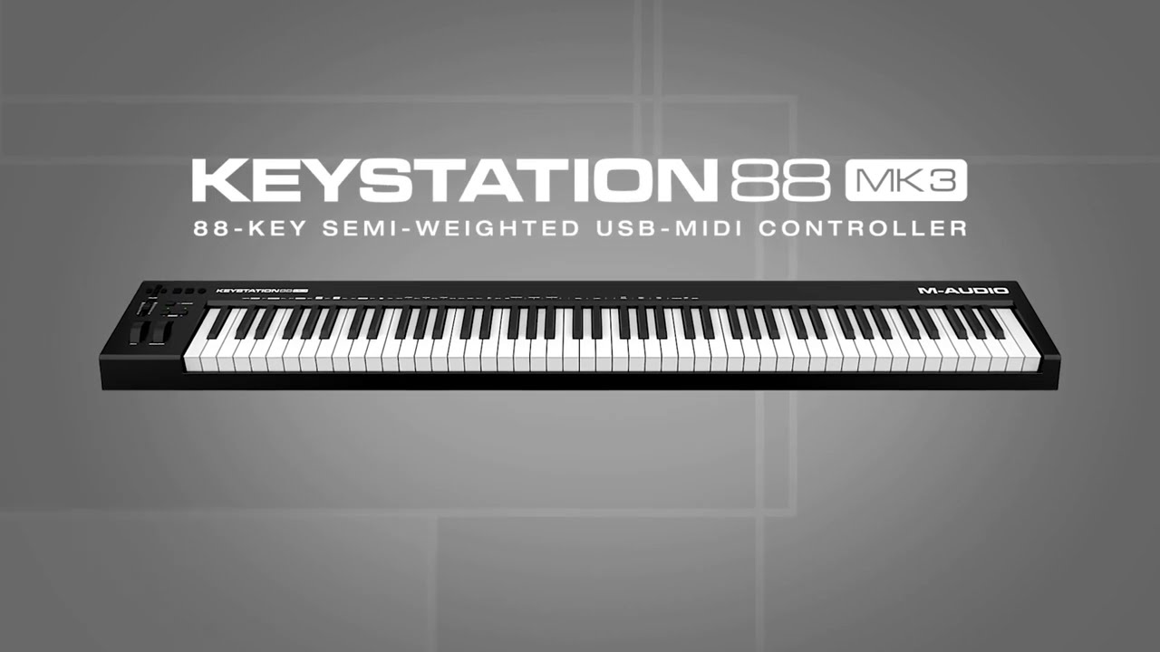 M-Audio Contrôleur clavier Keystation 88 MK3