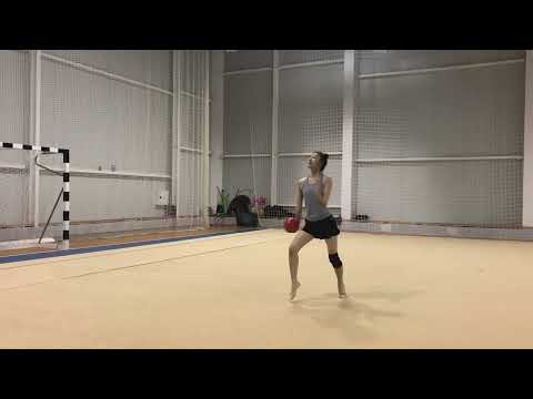 Joowon Kim from Korea with ball - preparing season in Sofia (Bulgaria) April 2022