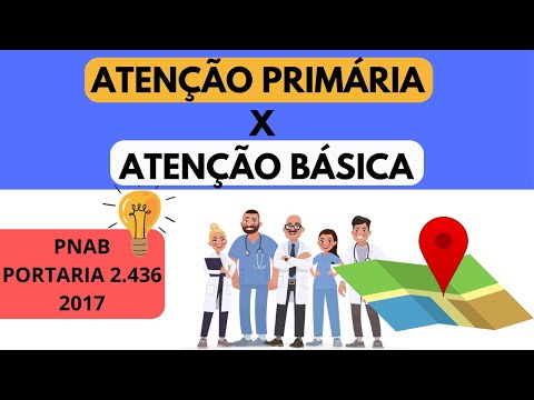 ENTENDENDO ATENÇÃO PRIMÁRIA X ATENÇÃO BÁSICA DE ACORDO COM NOVO PNAB - PORTARIA 2.436/2017