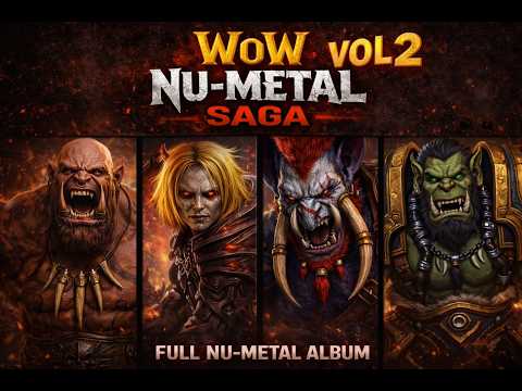 World of Warcraft-Inspired Nu-Metal Saga Vol. 2 – FULL NU-METAL ALBUM +50mins