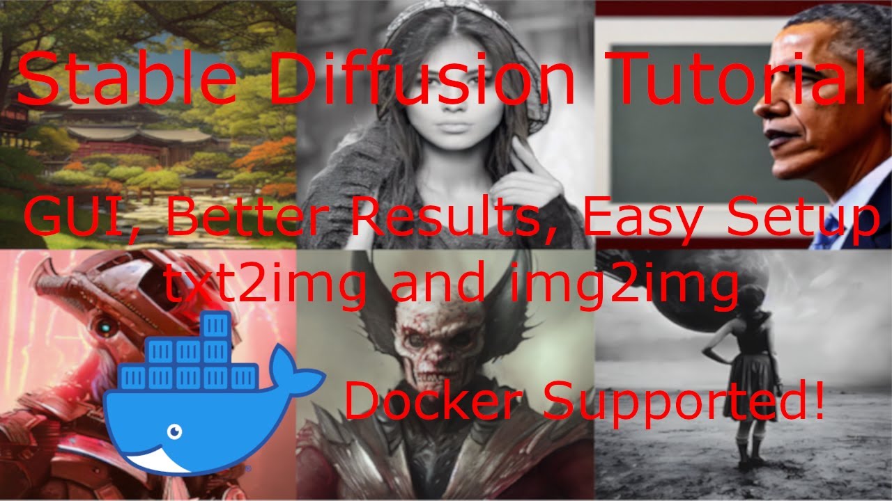 Stable Diffusion Tutorial: GUI, Better Results, Easy Setup, text2image and image2image