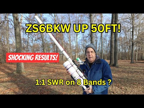 ZS6BKW 80-6m Antenna – Full Installation, Tuning & REAL On-Air Test (You Won’t Believe the Results