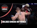 This combo from Roman Dolidze knocks out Phil Hawes ? #UFCVegas63