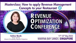 HSMAI Academy Masterclass  How To Apply Revenue Management Concepts To Your Restaurant Celine Quek
