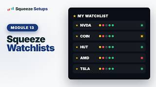 Squeeze Watchlists - How to Trade Squeezes (Part 13)