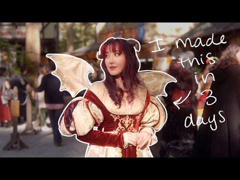 I Made an Italian Renaissance inspired Dragon costume for the Maryland RenFaire