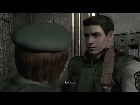 Resident Evil Remake remaster Chris and Jill Hugging