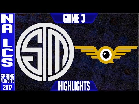 TSM vs FlyQuest Game 3 Highlights - Semifinal NA LCS Playoffs Spring 2017 - Team Solomid vs FLY G3