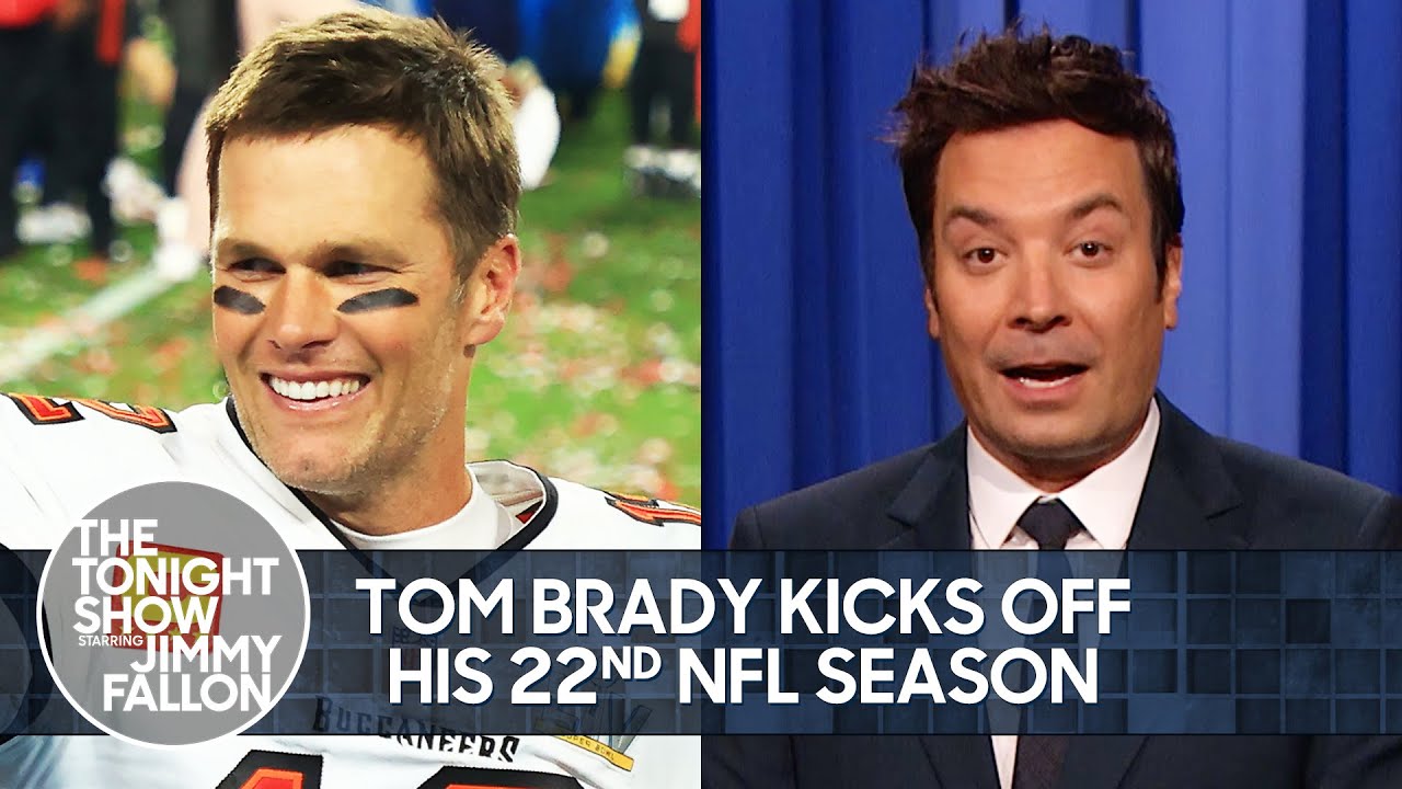 Can Anything Stop Tom Brady from Winning His Eighth Super Bowl? | The Tonight Show - YouTube