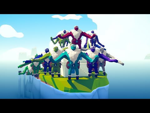 SECRET UNITS BATTLE ROYALE ON SMALL ISLAND - Totally Accurate Battle Simulator TABS