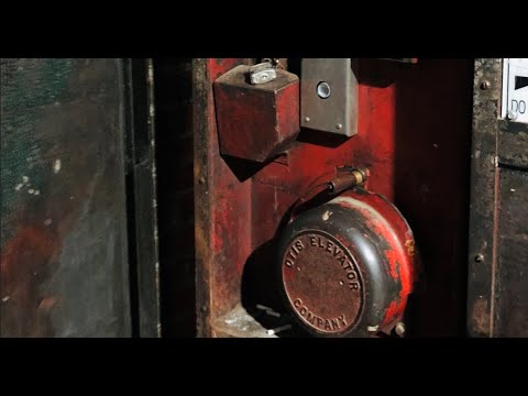 EPIC antique Otis hand-operated vehicle elevator - Bloomfield, Pittsburgh, PA