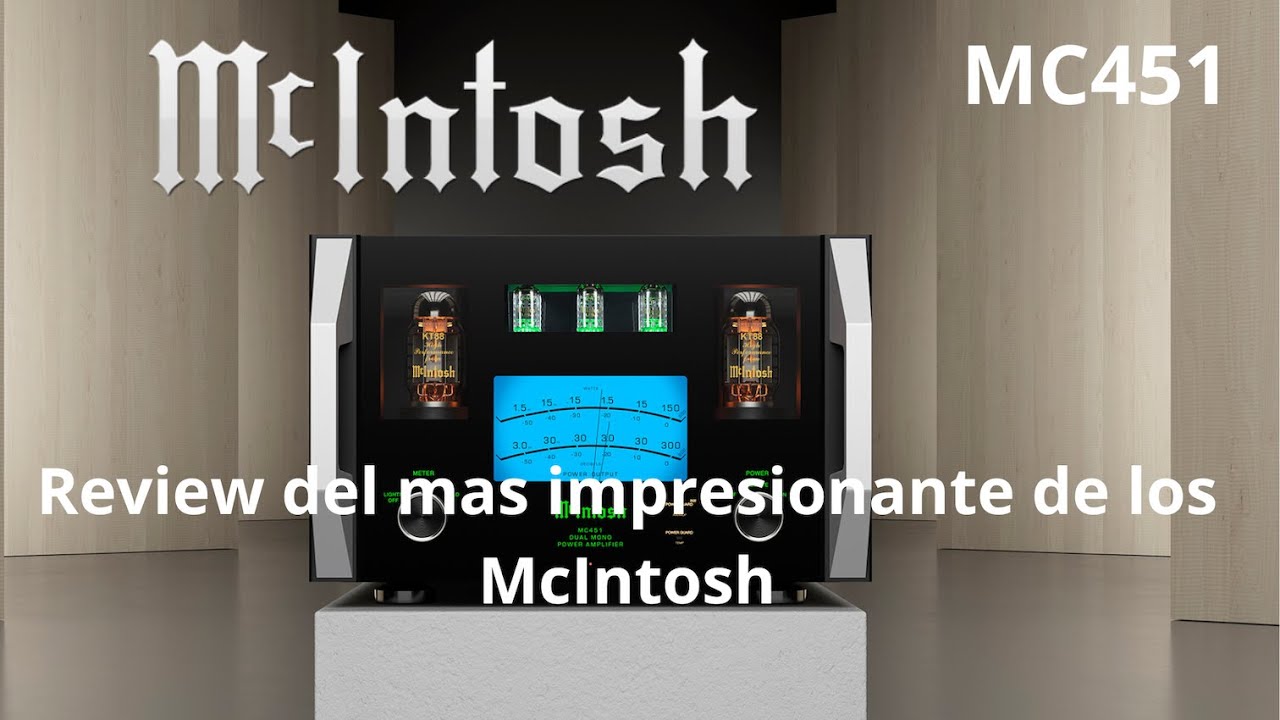 Probamos el amplificador Mcintosh MC451, review