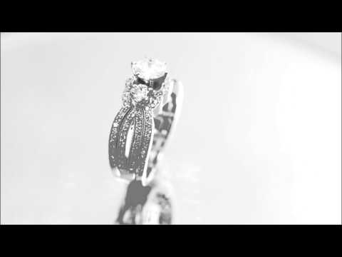 14K WHITE GOLD ROUND CUT DIAMOND ENGAGEMENT RING AND TWO BAND ART DECO 2.30CTW - KNR INC - 475