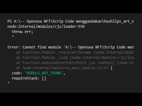 Module Not Found Solution On Haslips Generates Image