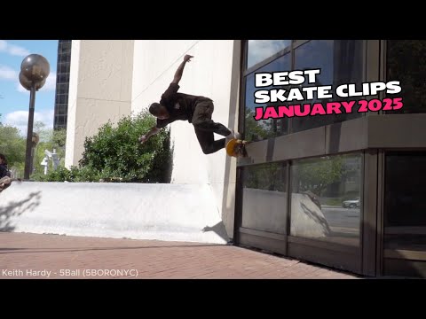 BEST SKATEBOARDING TRICKS - JANUARY 2025