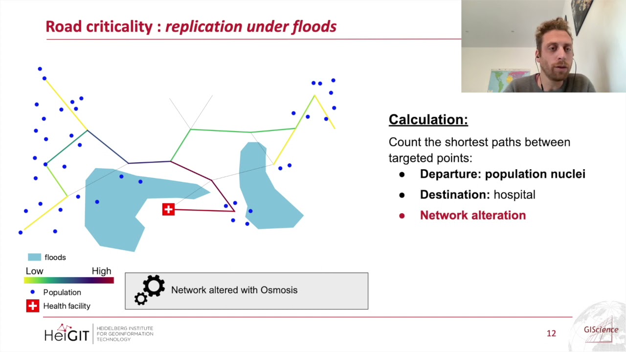 Method to Assess the Impact of Floods Disaster on Road Network Criticality in Accessing Healthcare