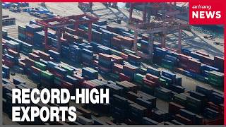 South Korea's exports hit record $71.4 billion in first 20 days of September