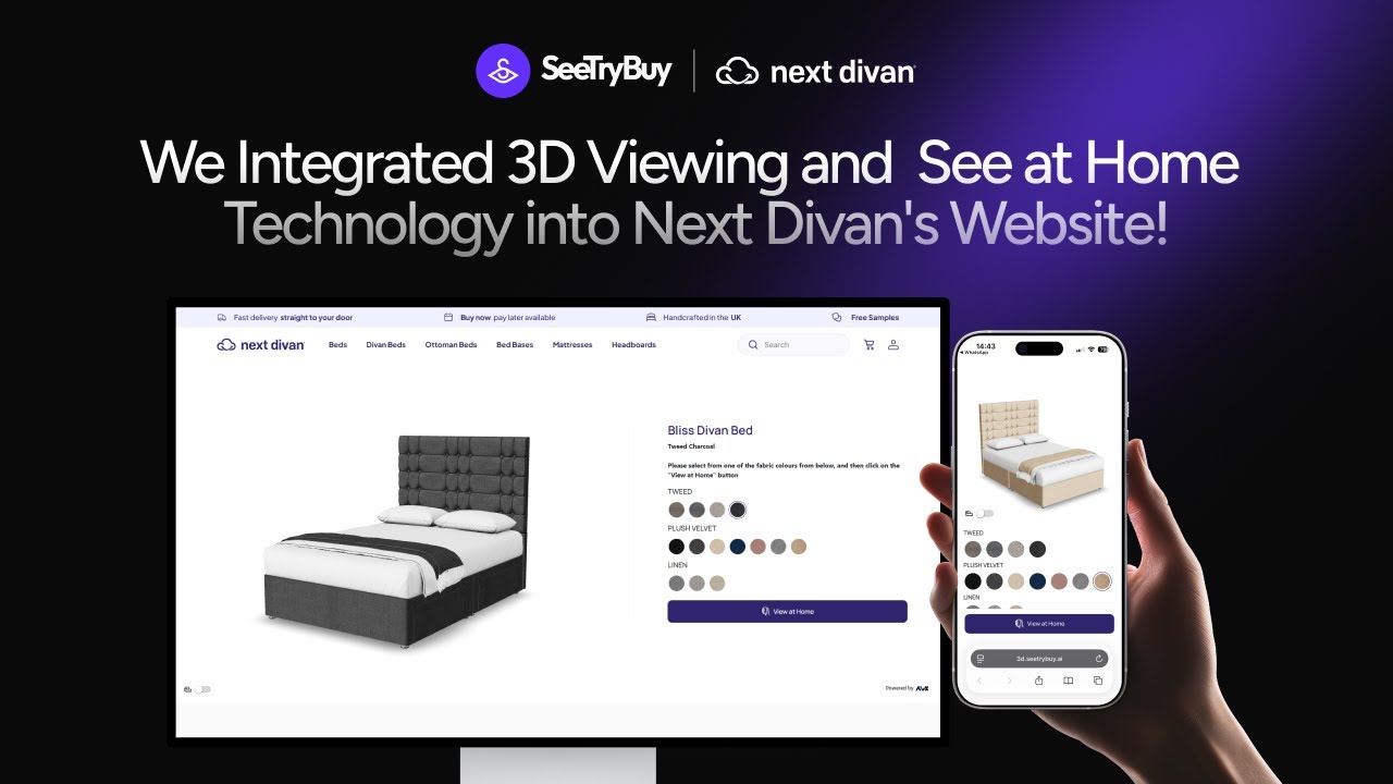 Next Divan ile Geleceğin Satış Deneyimi: 3D Görüntüleme ve AR Teknolojisi Artık Web Sitesinde!
