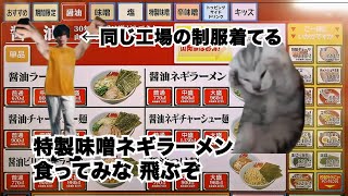 期間工になって初めて山岡家のラーメン食べた10話【猫ミーム】