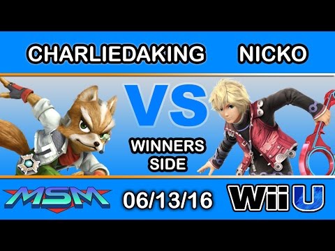 MSM 54 - A2 | Charliedaking (Fox) Vs. 2S FAD | Nicko (Shulk) Winners Side - Smash Wii U