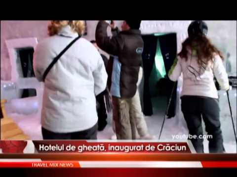 Hotelul de gheata, inaugurat de Craciun
