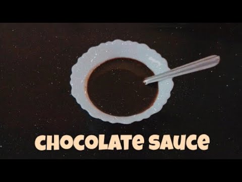 Easy Chocolate sauce without cream or condensed milk | chocolate ganache | chocolate cream for cakes