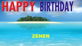 Zenen  Card Tarjeta - Happy Birthday