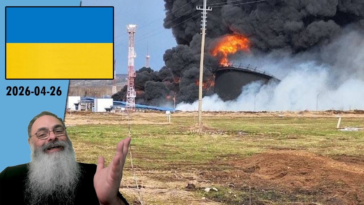 #Ucrânia 2026-04-26: UCRÂNIA atinge REFINARIA em YAROSLAV e INDÚSTRIA QUÍMICA em CHEREPOVETS