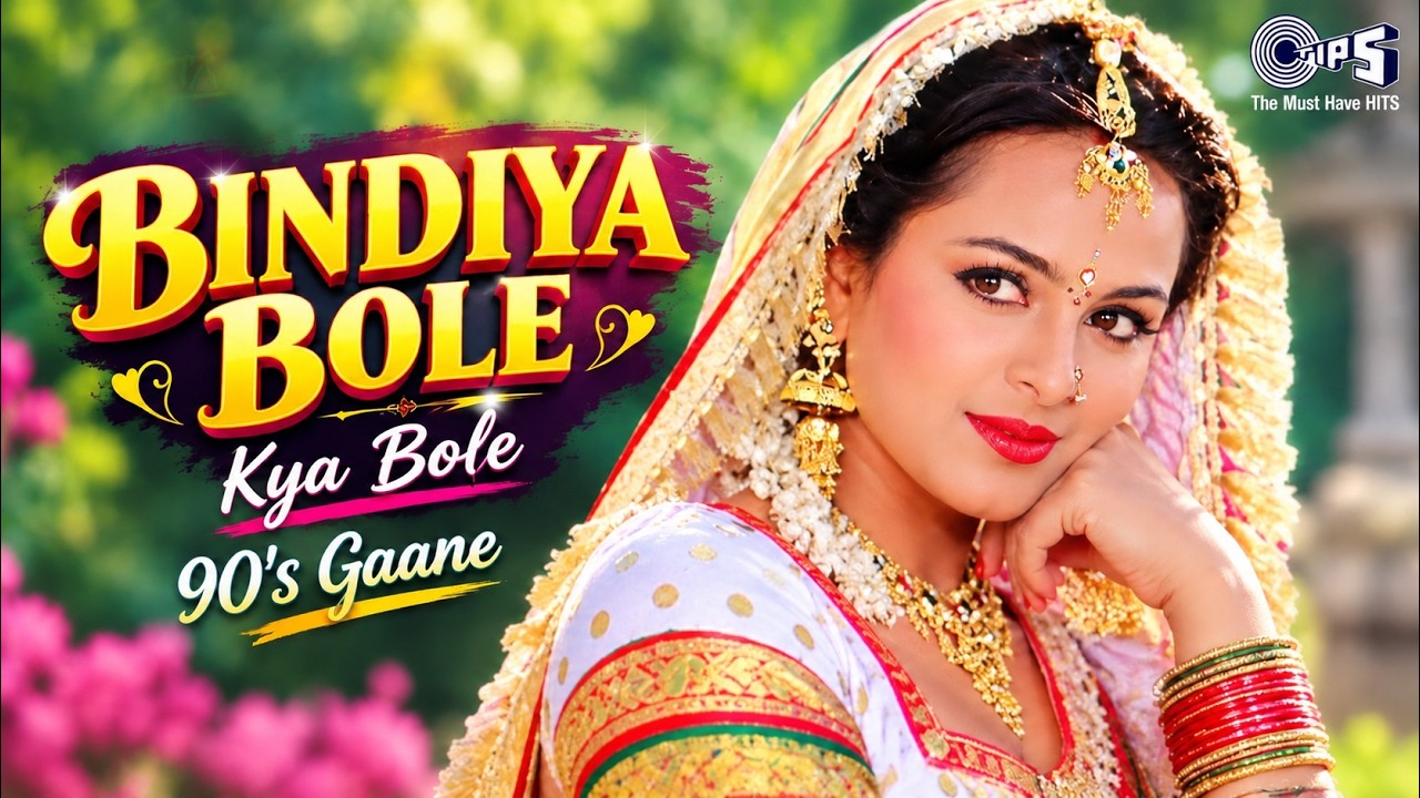 Bindiya Bole Kya Bole - 90's Gaane | Hindi Sadabahar Gaane | 90's Evergreen Songs | 90's Hits