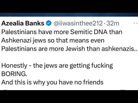 Azealia Banks discusses antisemitism & Israel visit