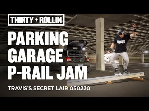 Parking Garage P-Rail Jam | Travis's Secret Lair 050220 | Aggressive Inline Skating