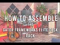 Gator Frameworks Elite Desk Rack Assembly