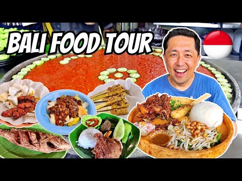 The Best Places to Eat in Bali! 🇮🇩 Bali Food Tour with Must Try Food in Bali, Indonesia!
