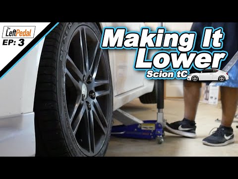 Lowering Front Suspension & Adding Camber | Scion tC Build